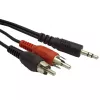 Cablu audio  GEMBIRD CCA-458-2.5M 3.5mm (M) to 2xRCA (M),  2.5m