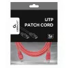 Patchcord UTP GEMBIRD 3m,  Pink,  PP12-3M/RO,  Cat.5E 