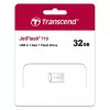 Флешка 32GB TRANSCEND JetFlash 710S USB3.0 Silver,  Metal Case,  Ultra-Slim