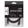 Patchcord UTP GEMBIRD Cat.5E Black 2m